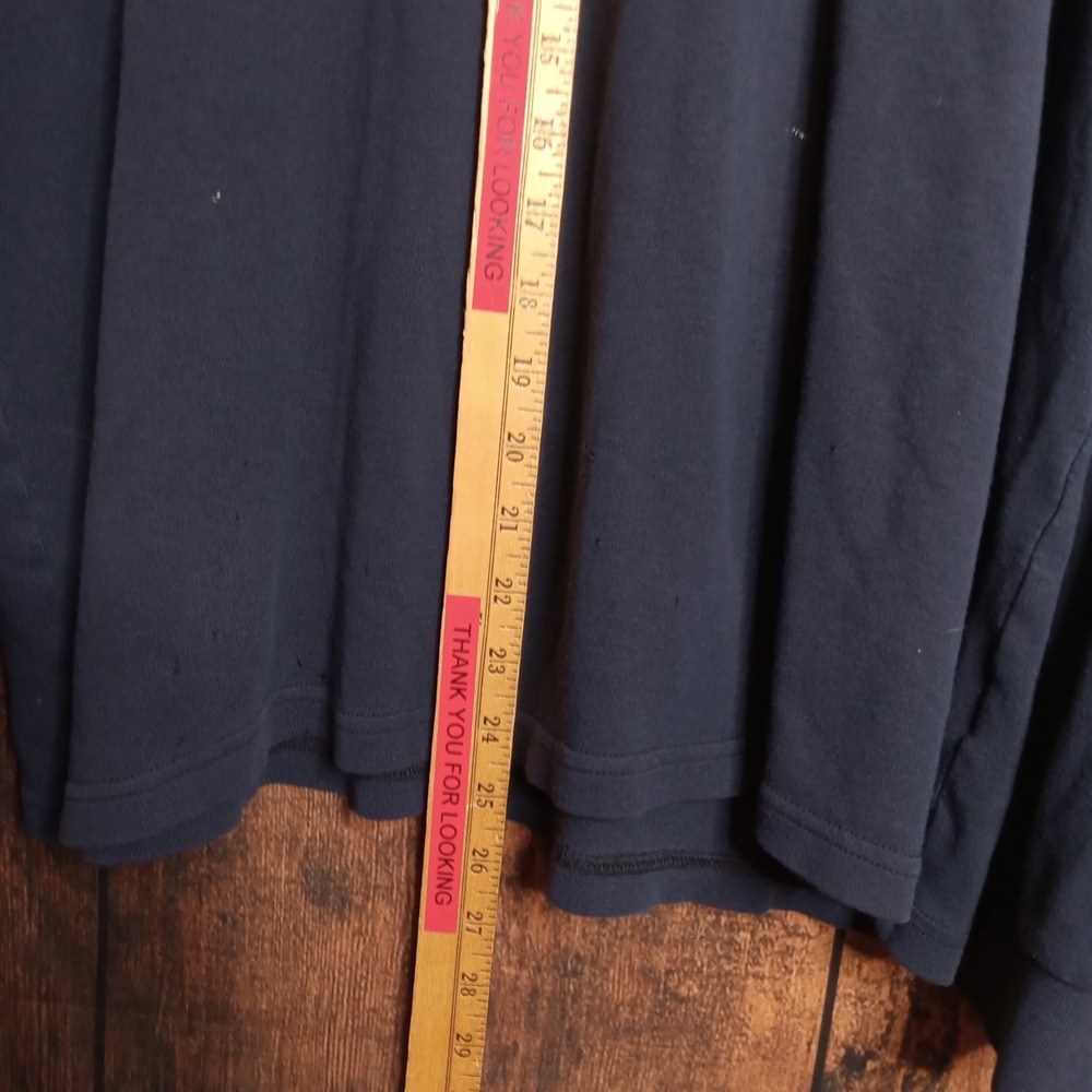 Tyndale FR Long Sleeve Crew Neck Pocket T-Shirt Size Large Blue USA - Picture 8 of 8